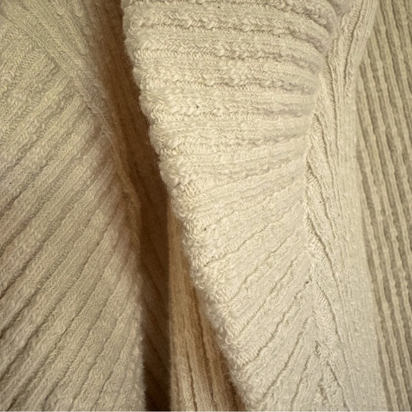 NWT Rachel Pally Tess Cardigan Sweater XL Oatmeal tan beige neutrals ribbed - Picture 8 of 9